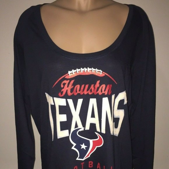 Houston Texans NFL Team Apparep New Era Womens T-Shirt - Picture 1 of 4